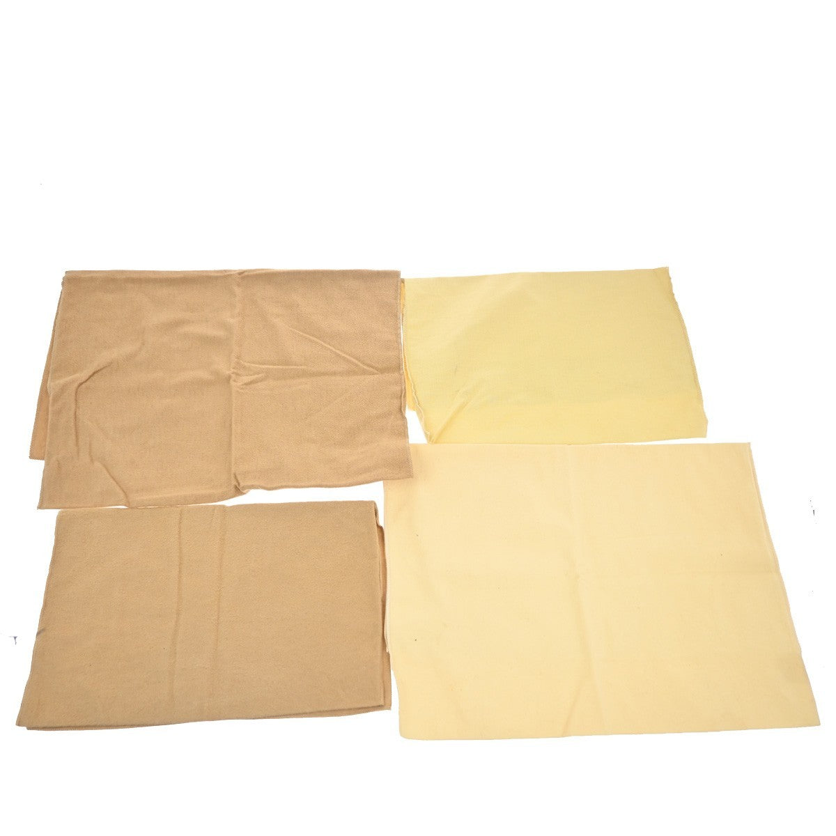 LOUIS VUITTON Logo 10 Set Dust Bag Drawstring Canvas Cotton Beige Brown 03KC626