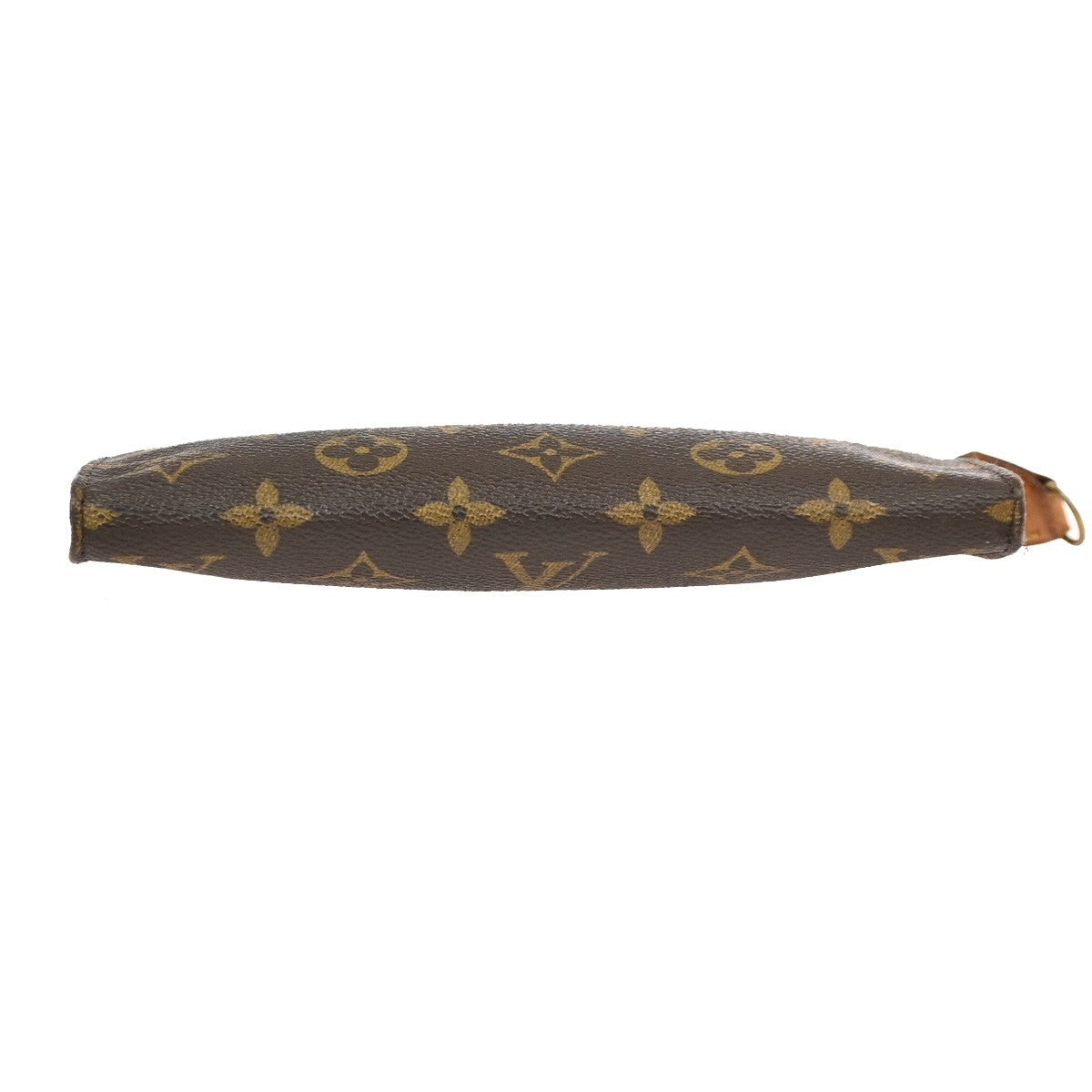 LOUIS VUITTON LV Logo Bucket GM Pouch Bag Monogram Leather Brown GHW 05PA020