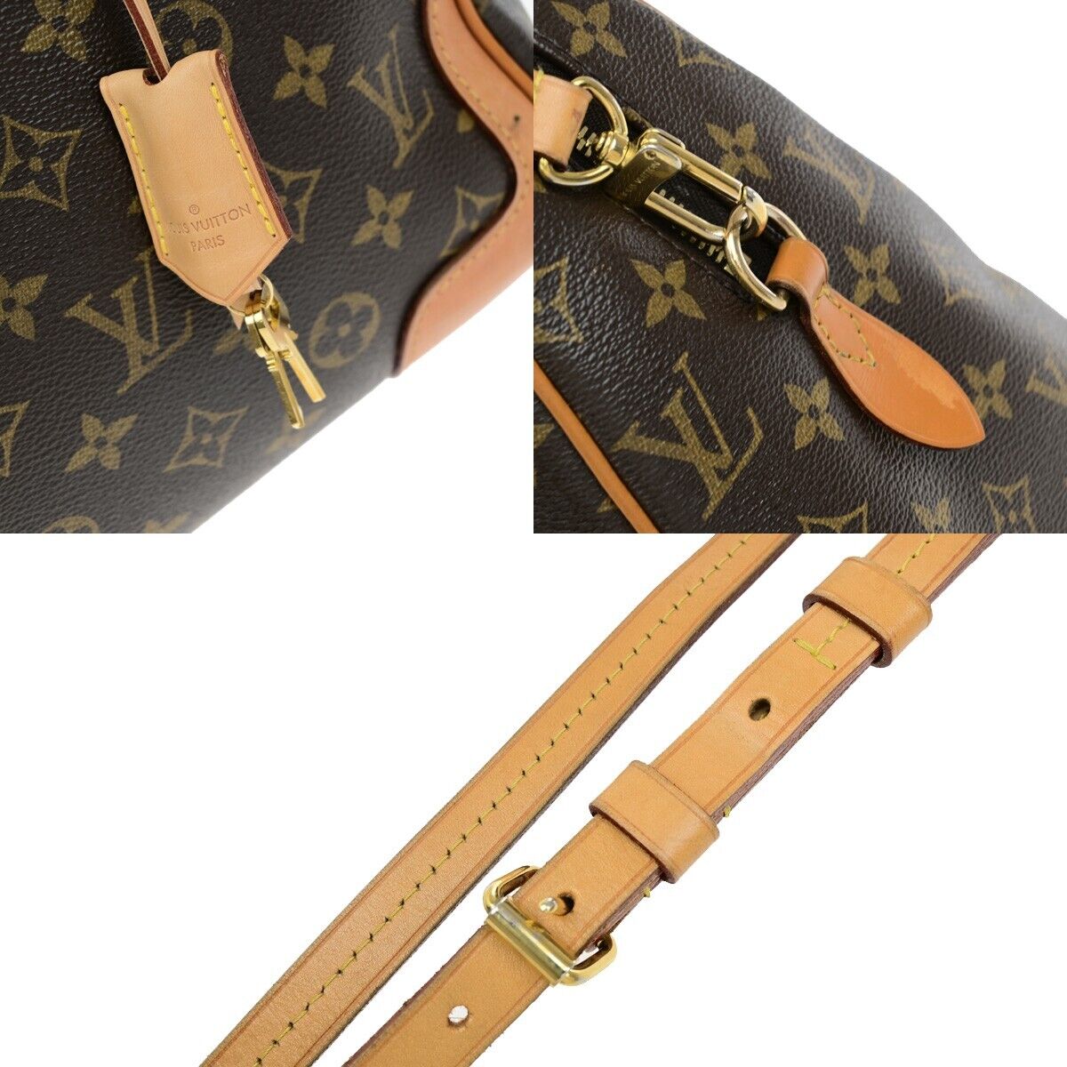 LOUIS VUITTON Retiro PM 2Way Hand Bag Monogram Leather BN M40325 99ED781