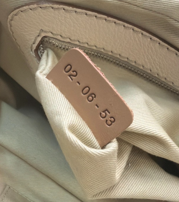 CHLOE Logo Paddington Shoulder Hand Bag Leather Padlock Ivory GHW Italy 25RQ005