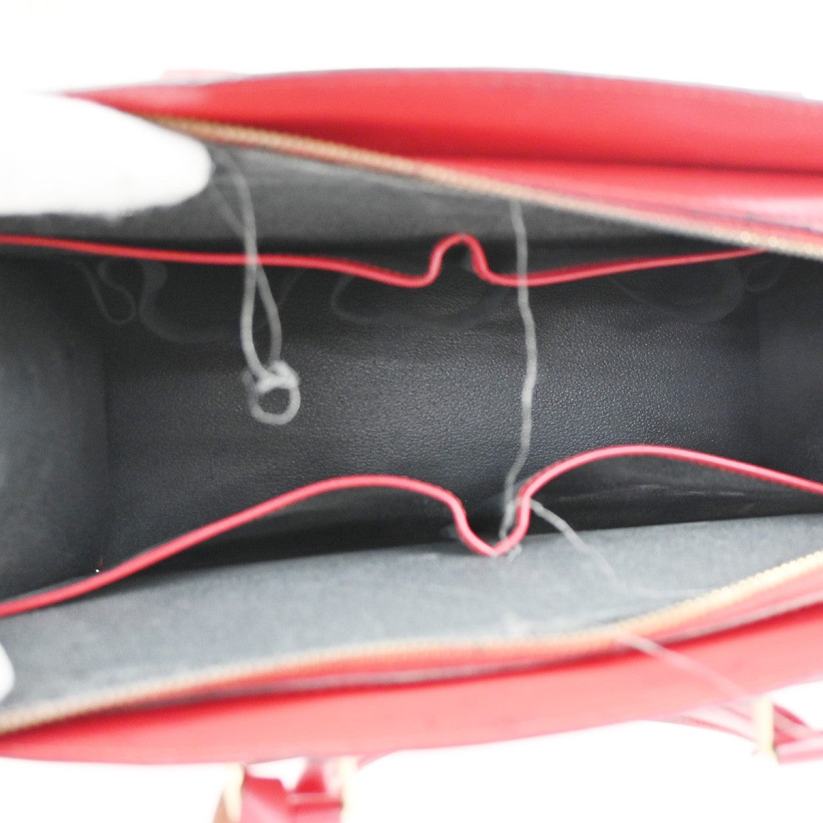 LOUIS VUITTON LV Logo Riviera Hand Bag Epi Leather Red France M48187 36KC601