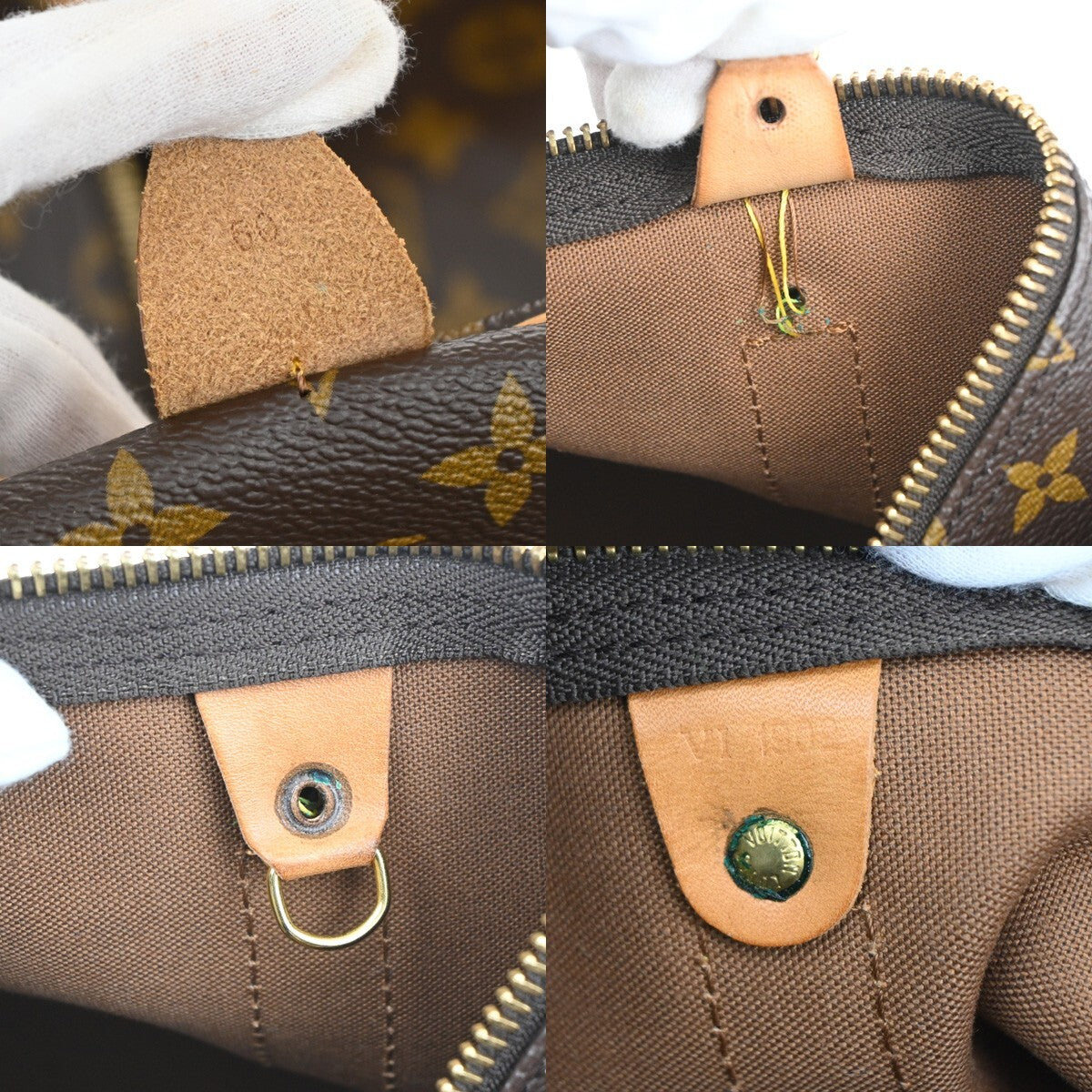 LOUIS VUITTON Keepall 60 Travel Hand Bag Monogram Leather Brown M41422 73EE235