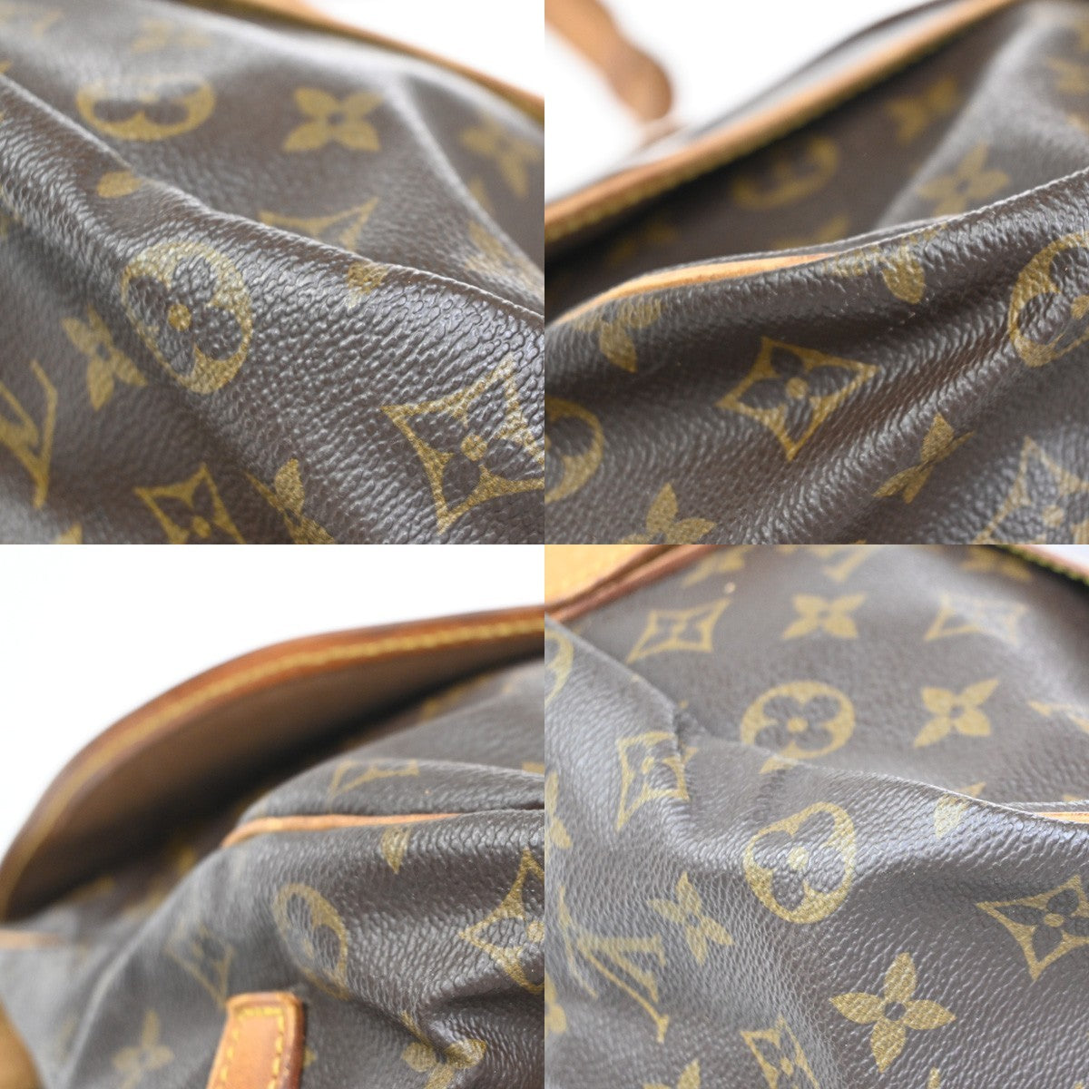 LOUIS VUITTON Saumur 35 Shoulder Bag Monogram Leather BN France M42254 39CA613