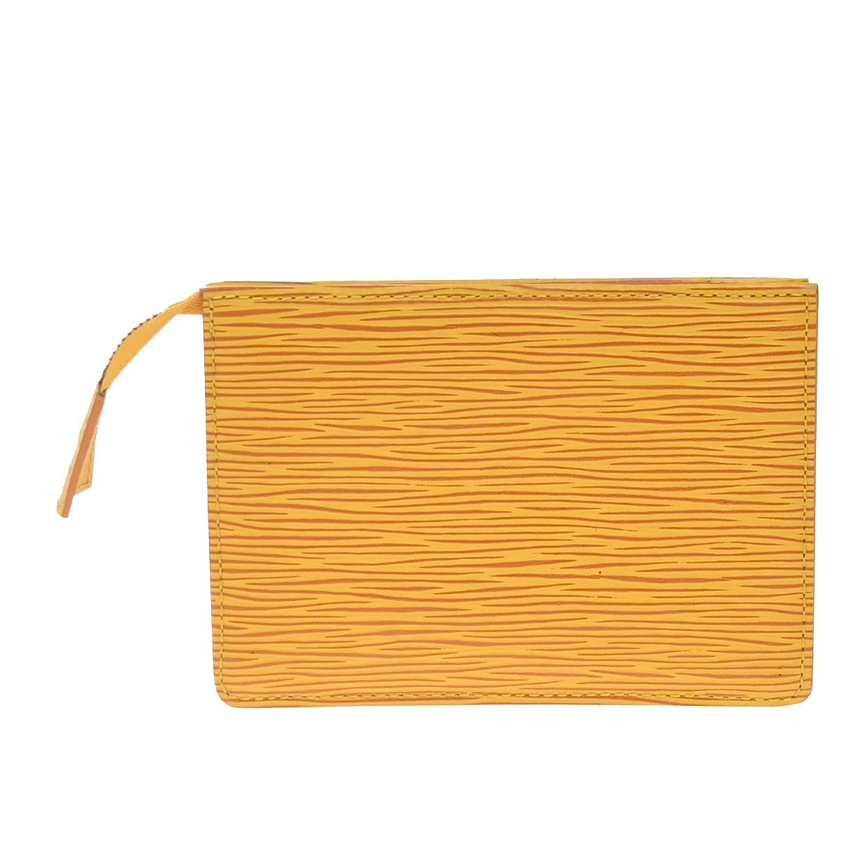 LOUIS VUITTON Poche Toilette 15 Clutch Pouch Bag Epi Leather Yellow 05KP391