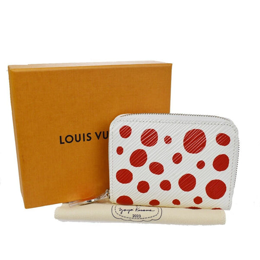LOUIS VUITTON LV x YK Zippy Coin Purse Epi Infinity Dots Leather M81958 20RH631