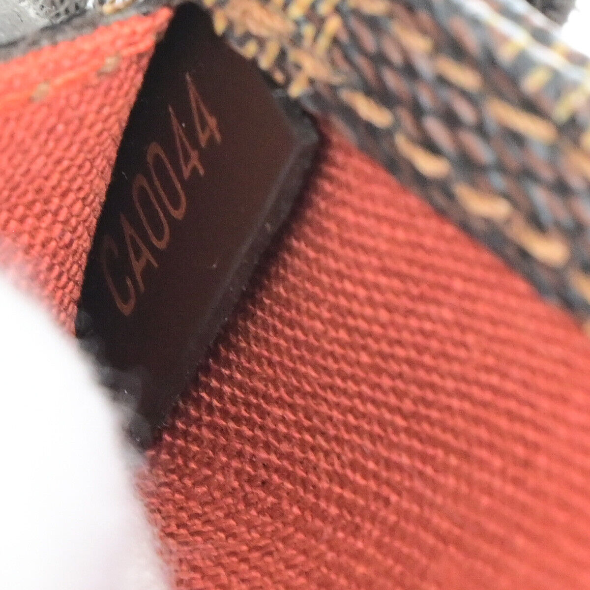 LOUIS VUITTON Geronimos Bum Body Bag Damier Ebene Leather Brown N51994 16YG630