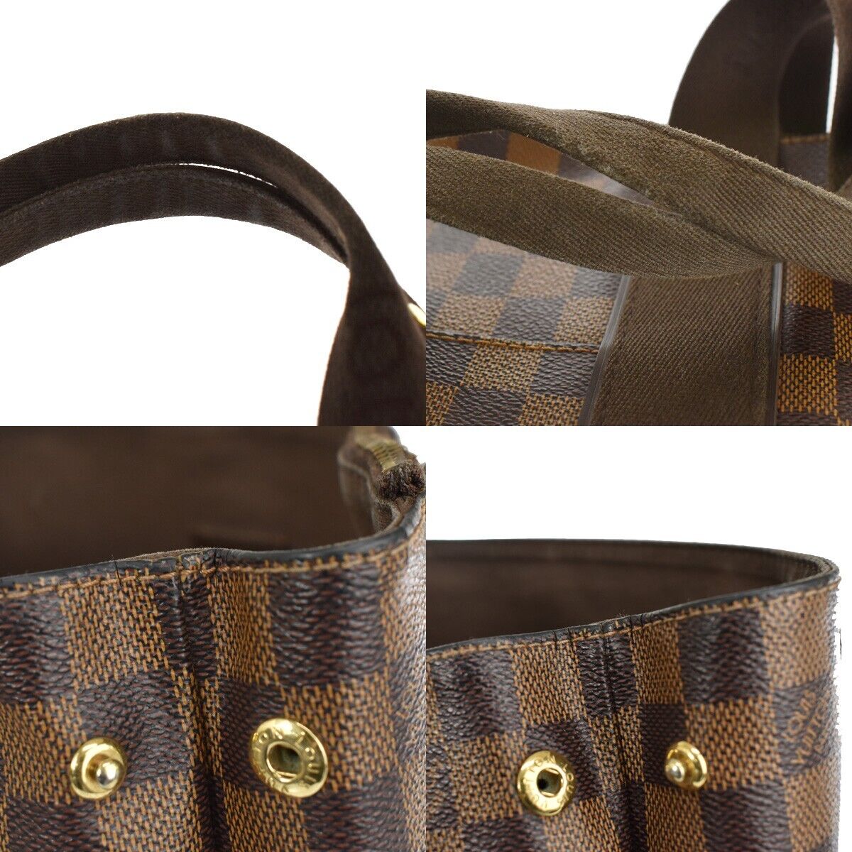 LOUIS VUITTON Cabas Beaubourg Shoulder Bag Damier Ebene Leather N52006 70YD098