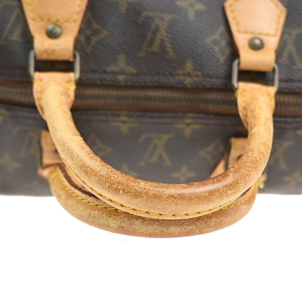 LOUIS VUITTON Speedy 40 Travel Hand Bag Monogram Leather Brown M41522 72MA515