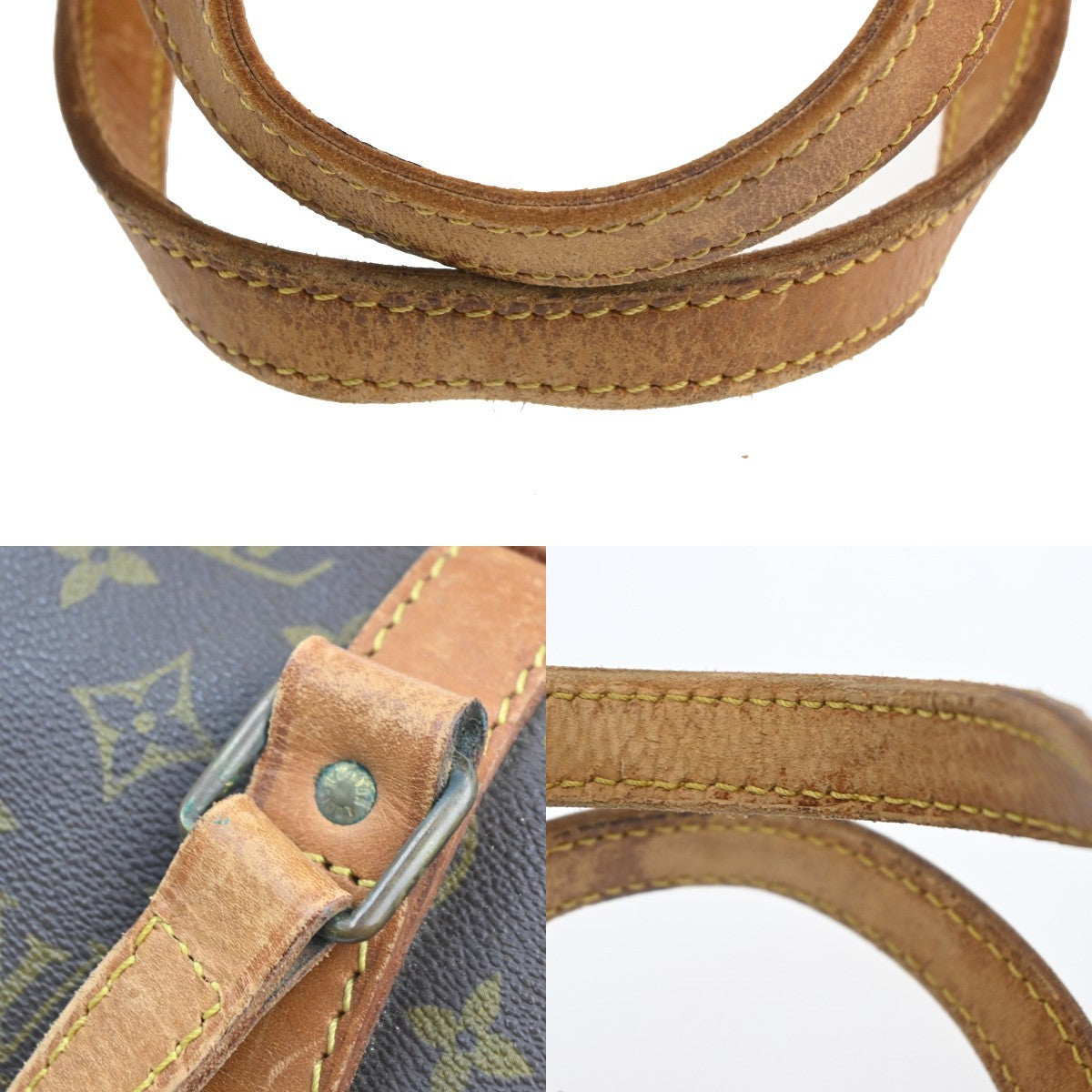 LOUIS VUITTON Sac Souple 45 Travel Hand Bag Monogram Leather BN M41624 62CB015