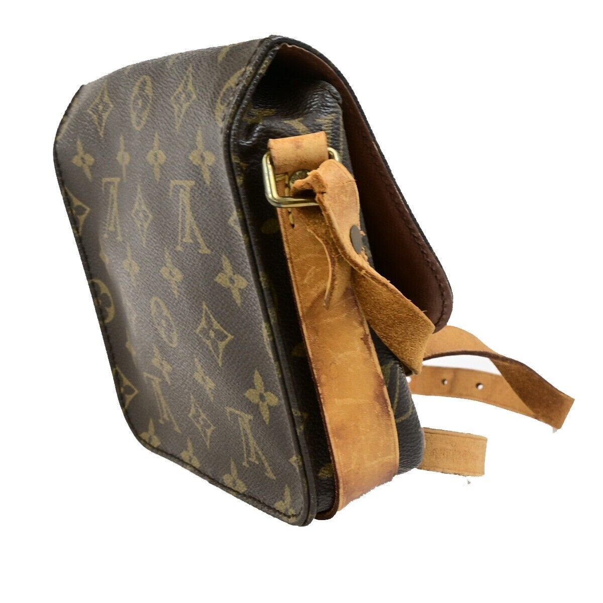 LOUIS VUITTON Mini Cartouchiere Shoulder Bag Monogram Leather BN M51254 64ED005