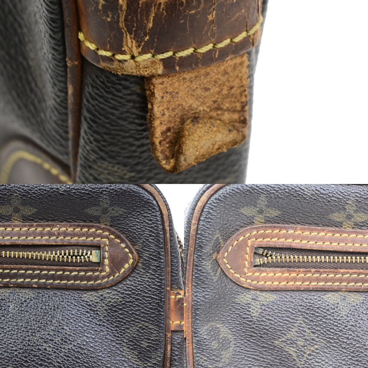 LOUIS VUITTON Marly Dragonne GM Clutch Hand Bag Monogram Brown M51825 08KD211