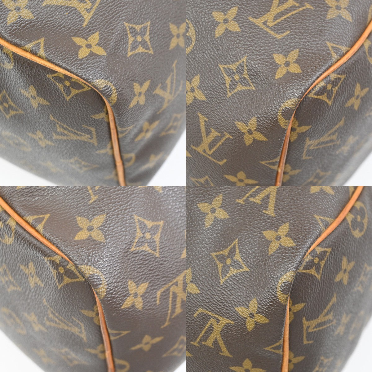 LOUIS VUITTON Speedy 30 Travel Hand Bag Monogram Leather Brown M41526 16PA145