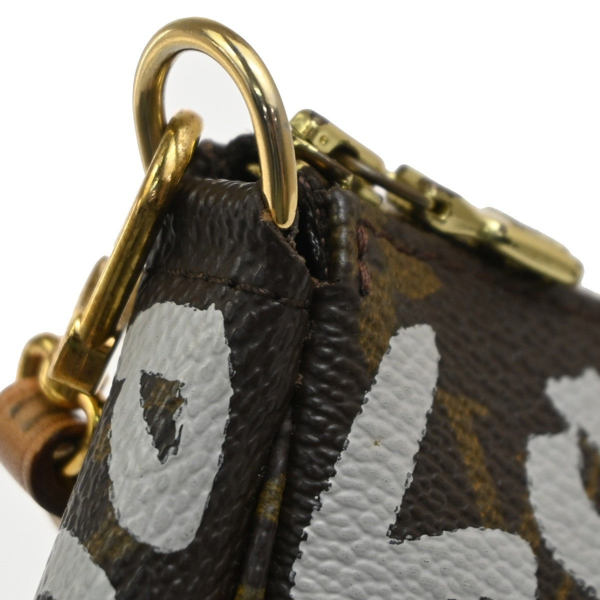 LOUIS VUITTON Pochette Accessoires Hand Bag Monogram Graffiti BN M92192 664RQ038