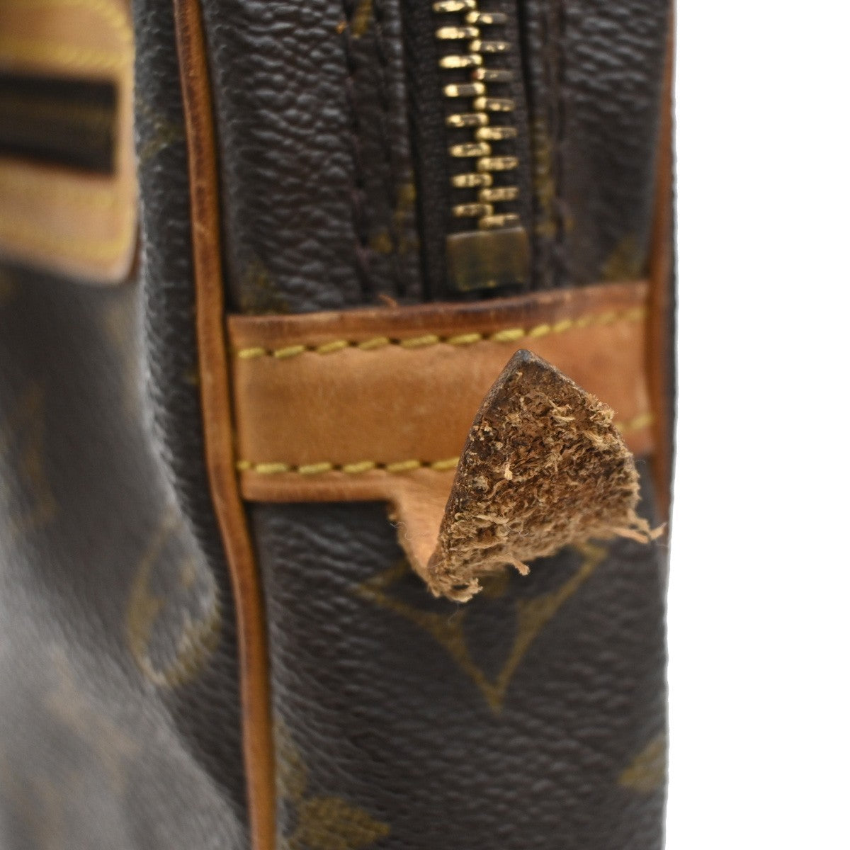 LOUIS VUITTON Marly Dragonne GM Clutch Hand Bag Monogram Brown M51825 04CA100