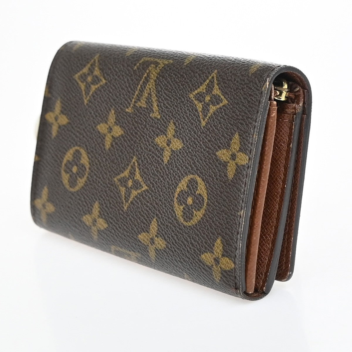 LOUIS VUITTON Porte Monnaie Billets Tresor Wallet Monogram Brown M61730 66EG203