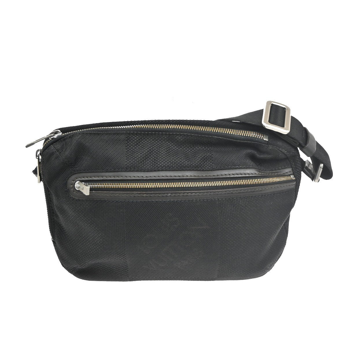 LOUIS VUITTON Arce Body Bag Damier Geant Canvas Leather Black M93021 30TA452