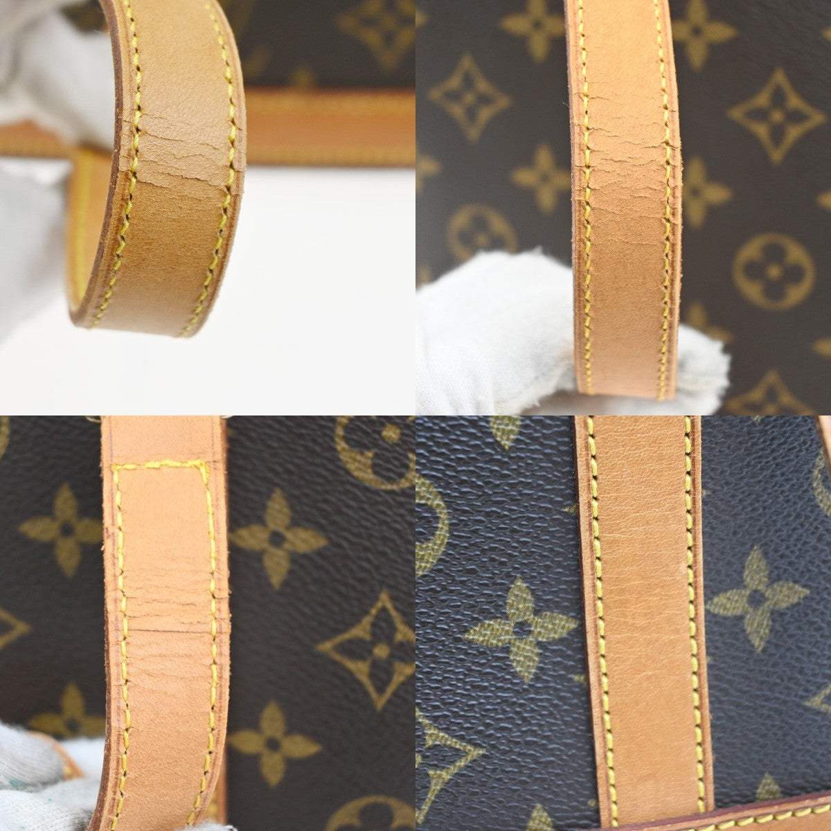 LOUIS VUITTON BABYLONE Shoulder Bag Monogram Leather Brown France M51102 98MA204