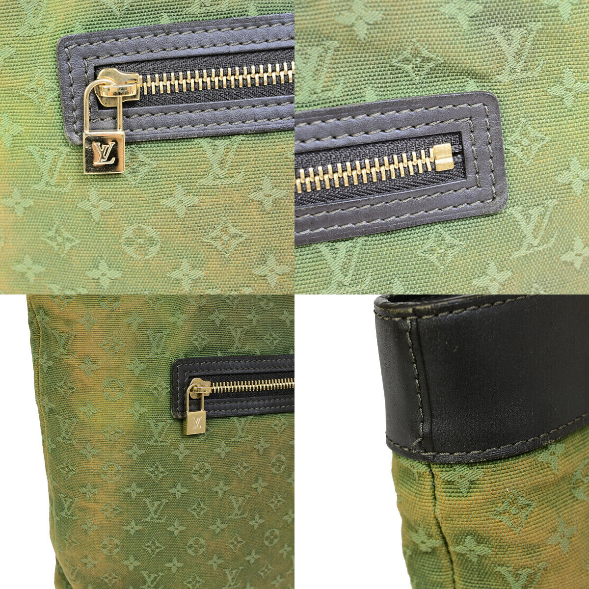 LOUIS VUITTON Lucille GM Shoulder Bag Monogram Mini Canvas Khaki M92681 68YF599
