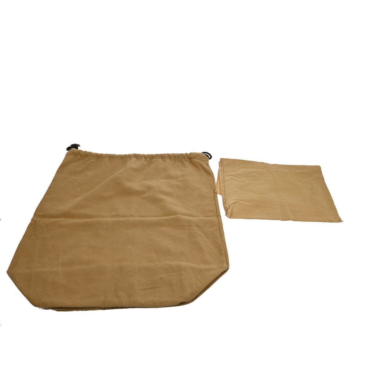 LOUIS VUITTON Logo 10 Set Dust Bag Drawstring Canvas Cotton Beige Brown 09KC083