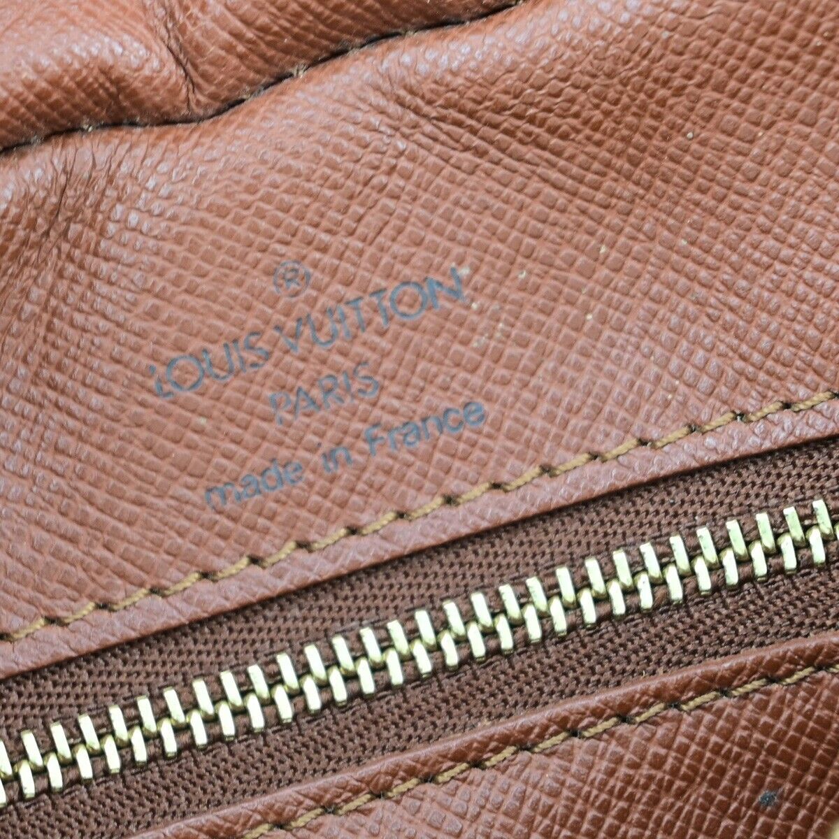 LOUIS VUITTON Boulogne 30 Shoulder Bag Monogram Leather Brown M51265 86ED139