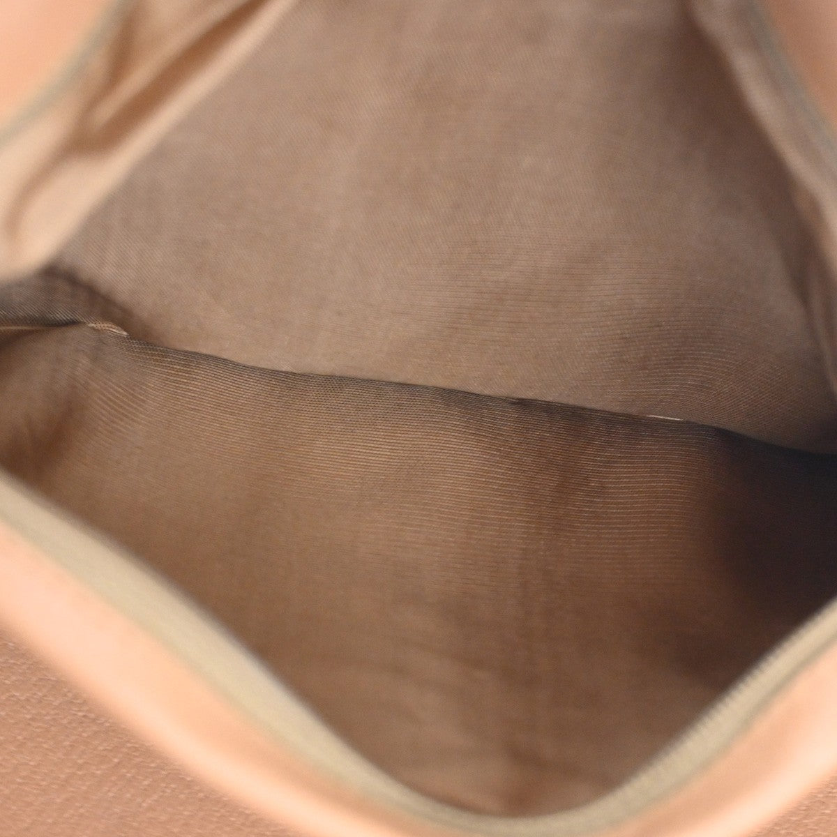 CELINE Logo Macadam Pattern Travel Hand Bag PVC Leather Brown GHW Italy 80TA473