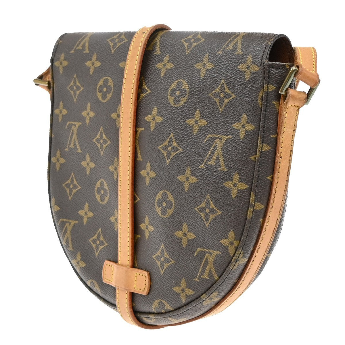 LOUIS VUITTONI Chantilly MM Shoulder Bag Monogram Leather Brown M51233 80EF912