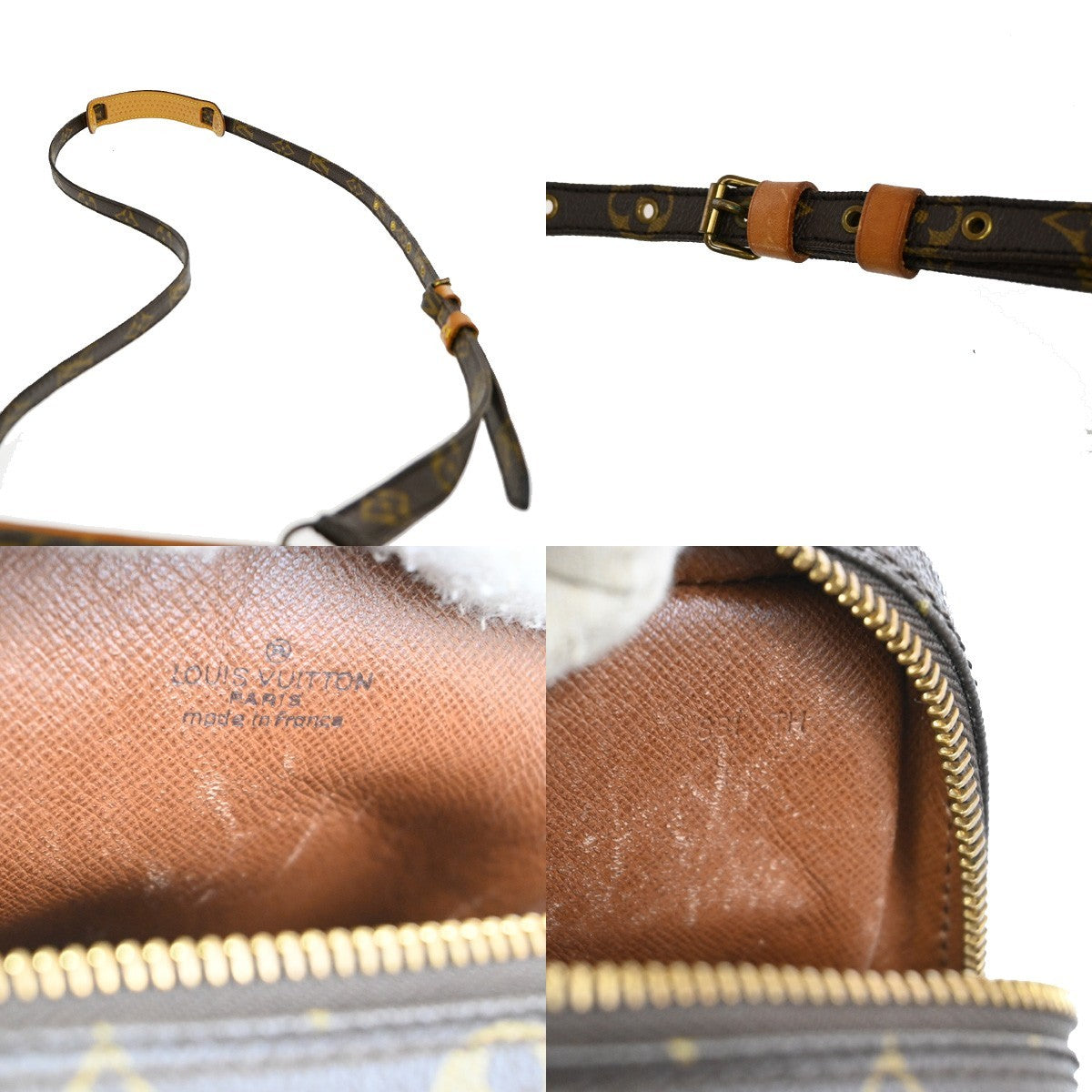 LOUIS VUITTON Mini Amazon Shoulder Bag Monogram Leather Brown M45238 70KB536