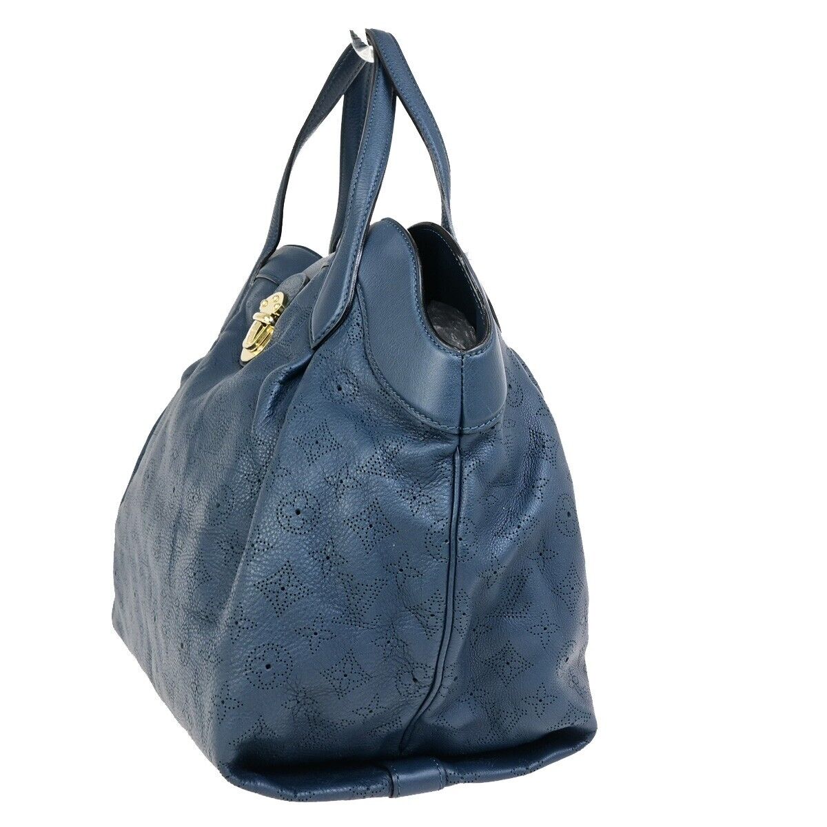 LOUIS VUITTON Cirrus PM  Shoulder Bag Mahina Leather Marine France M9706 12SJ512