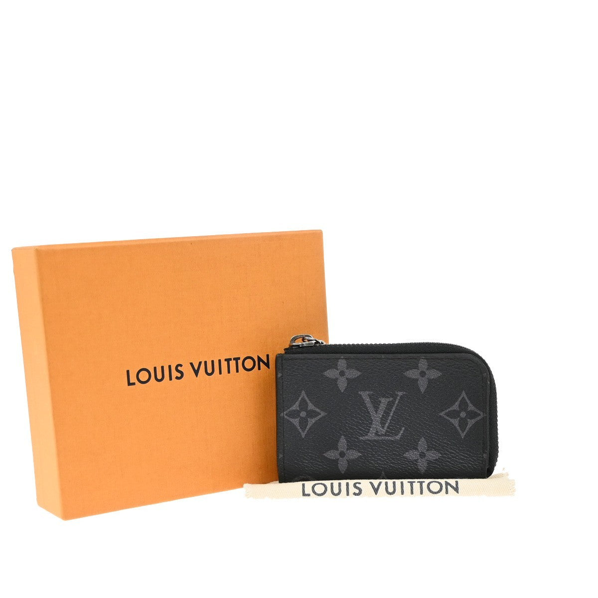 LOUIS VUITTON Porte Monnaie Jules Coin Wallet Monogram Eclipse BK M63536 31KB471