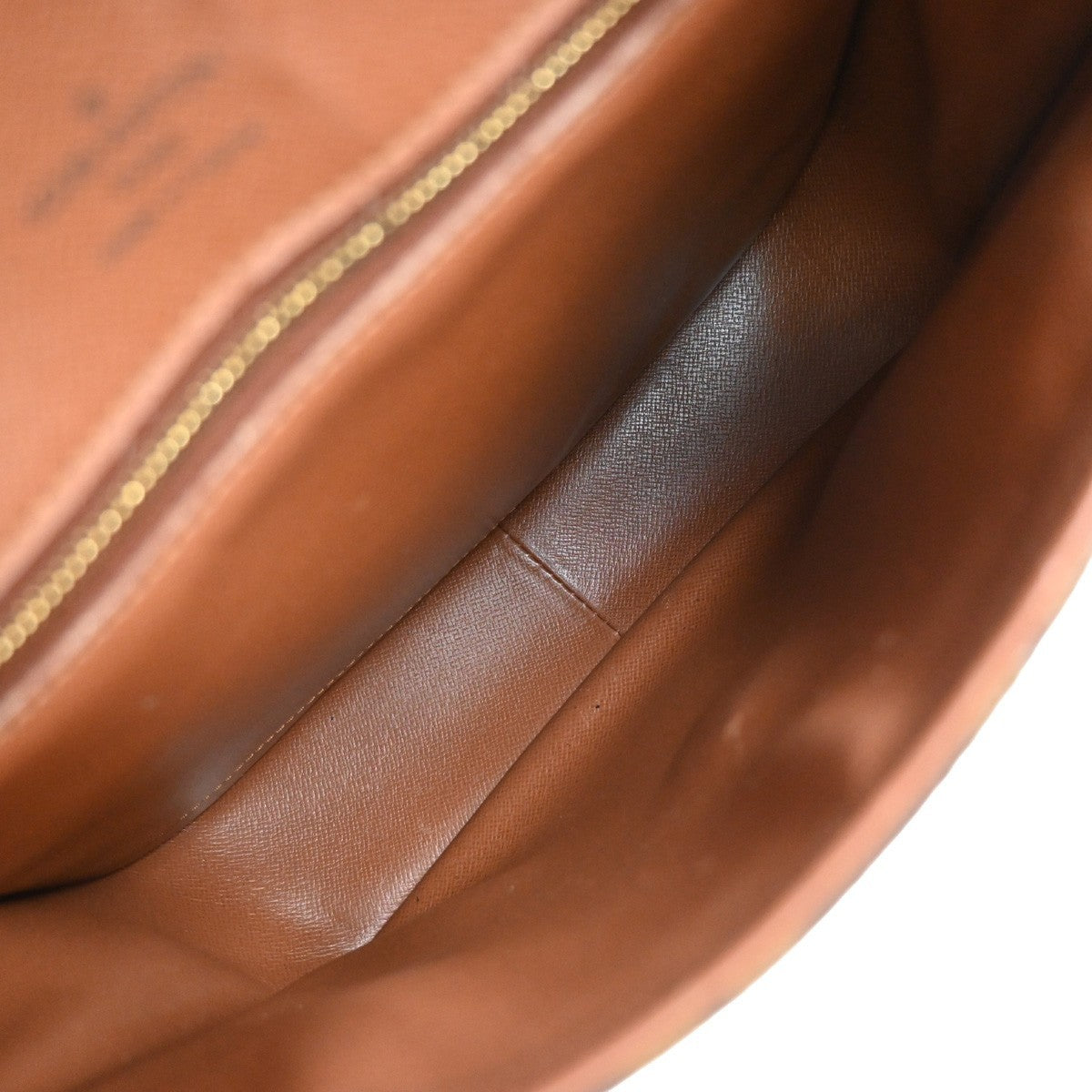 LOUIS VUITTON Saint Cloud GM Shoulder Bag Monogram Leather Brown M51242 30EF901