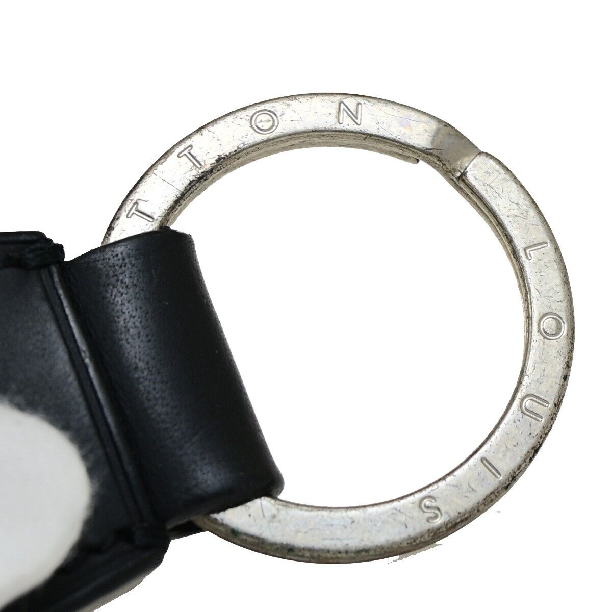 LOUIS VUITTON Porte Cles Archive V Key Ring Bag Charm Leather BK M66960 02KA394