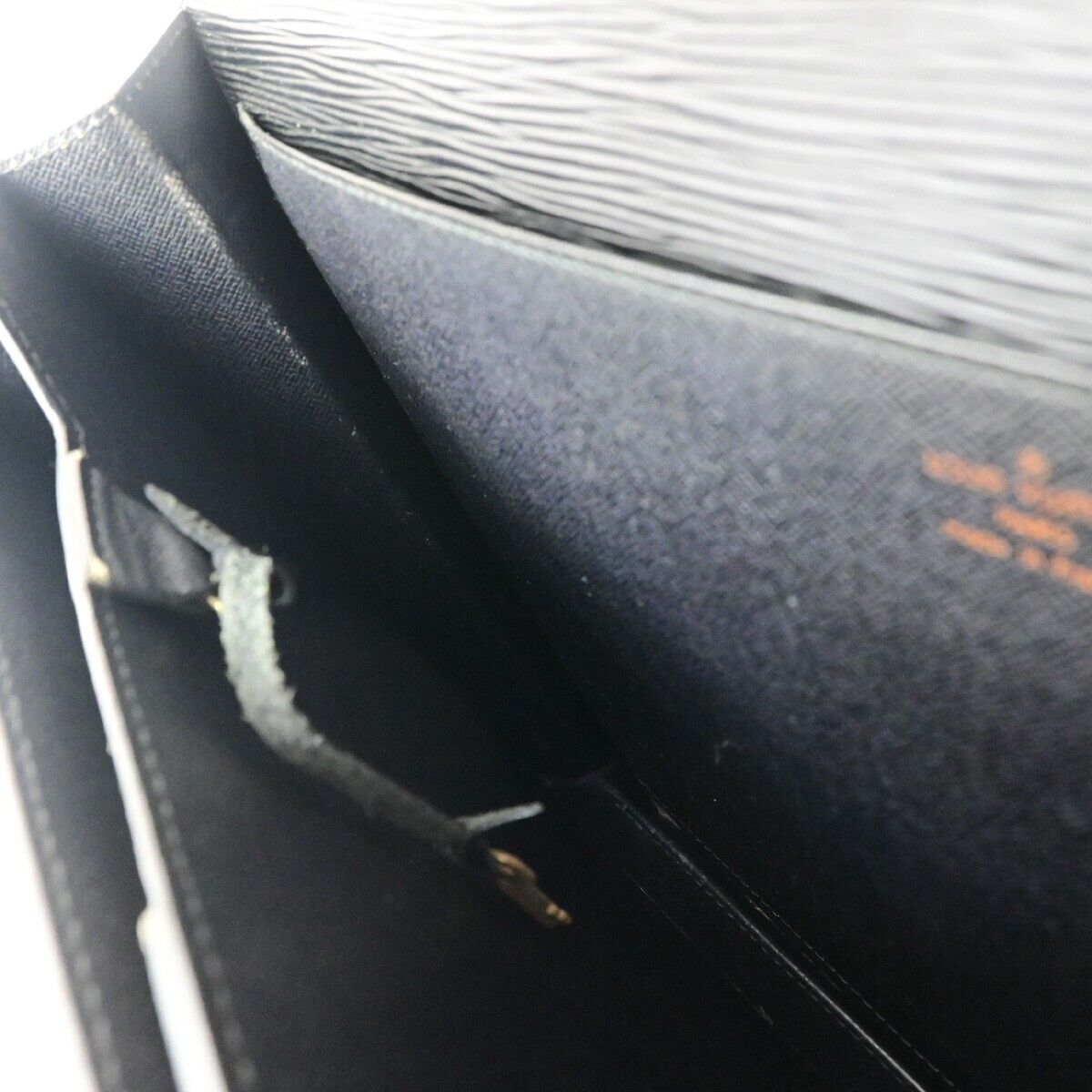 LOUIS VUITTON Serviette Conseiller Hand Bag Epi Leather Black M54422 62EC928