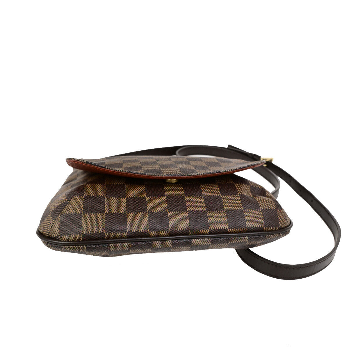 LOUIS VUITTON Musette Shoulder Bag Damier Ebene Leather Brown N51302  90SJ504