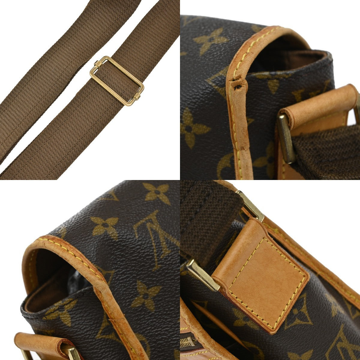 LOUIS VUITTON Messenger Bosphore PM Shoulder Bag Monogram Leather M40106 16KB475