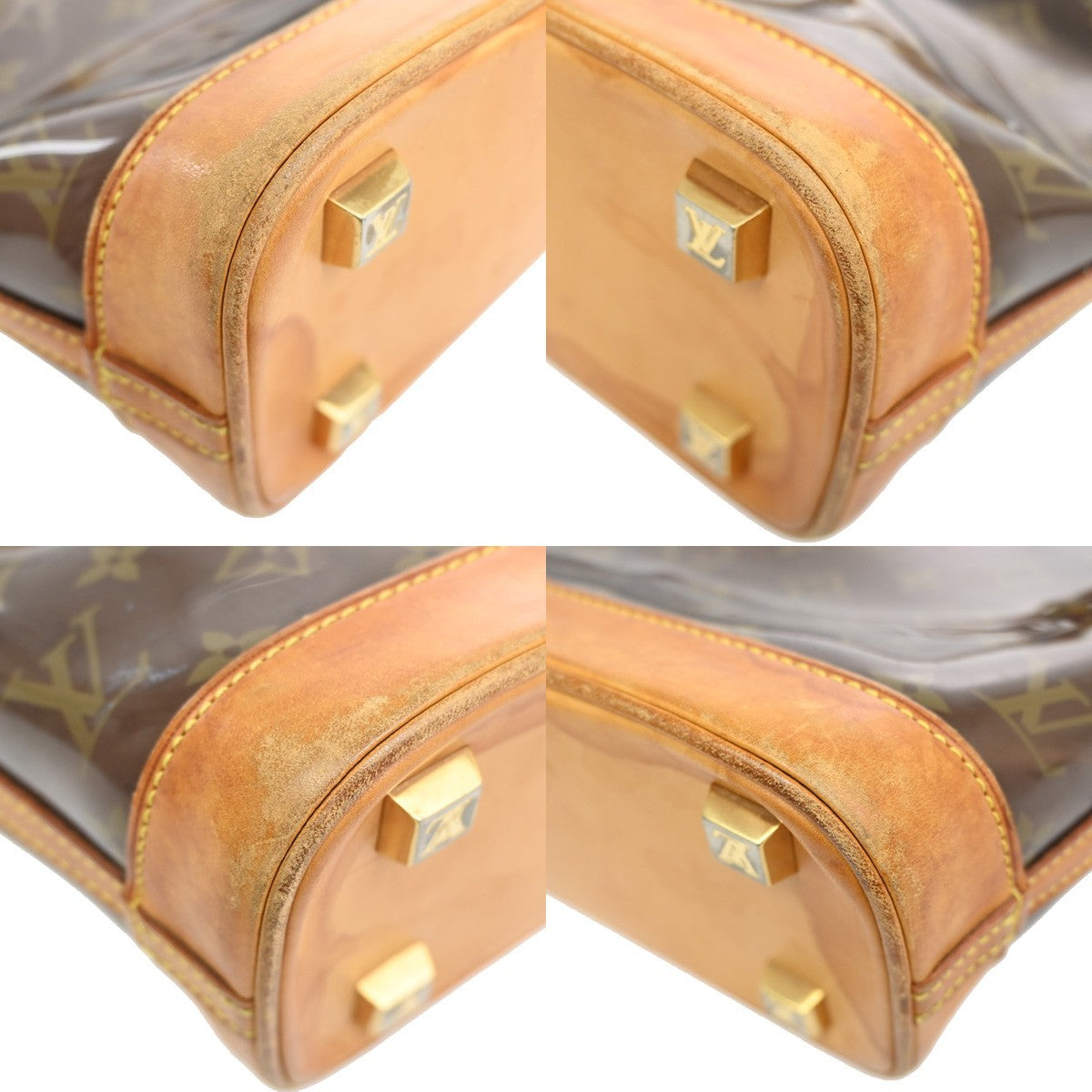 LOUIS VUITTON Cabas Ambre PM Chain Shoulder Bag Monogram Vinyl BN M92502 72KP041