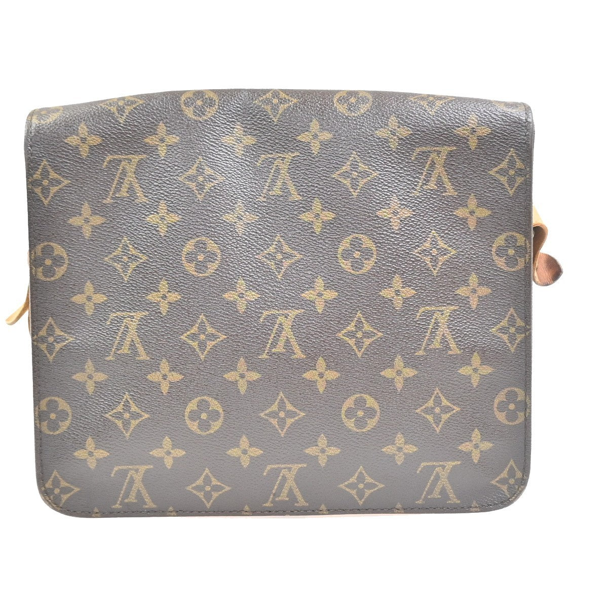 LOUIS VUITTON Cartouchiere GM Shoulder Bag Monogram Leather Brown M51252 32YH934