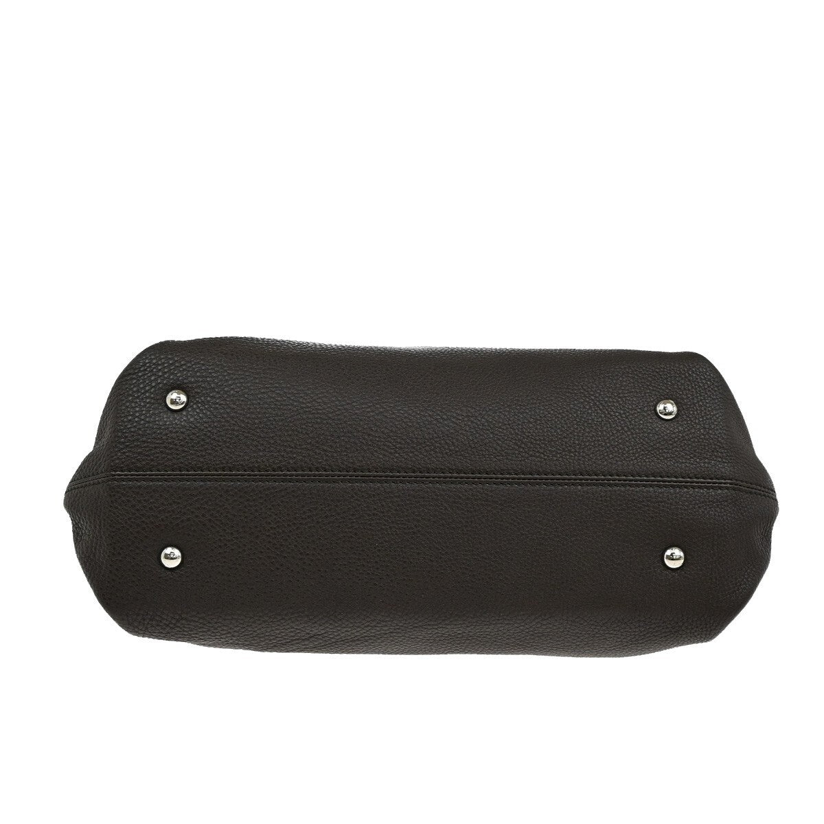 SALVATORE FERRAGAMO Sofia Gancini 2Way Shoulder Hand Bag Leather Brown 86EE165