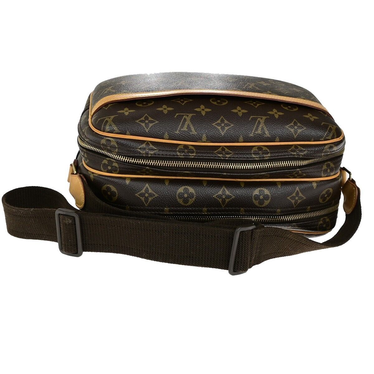 LOUIS VUITTON Reporter PM Crossbody Shoulder Bag Monogram Leather M45254 98ED258