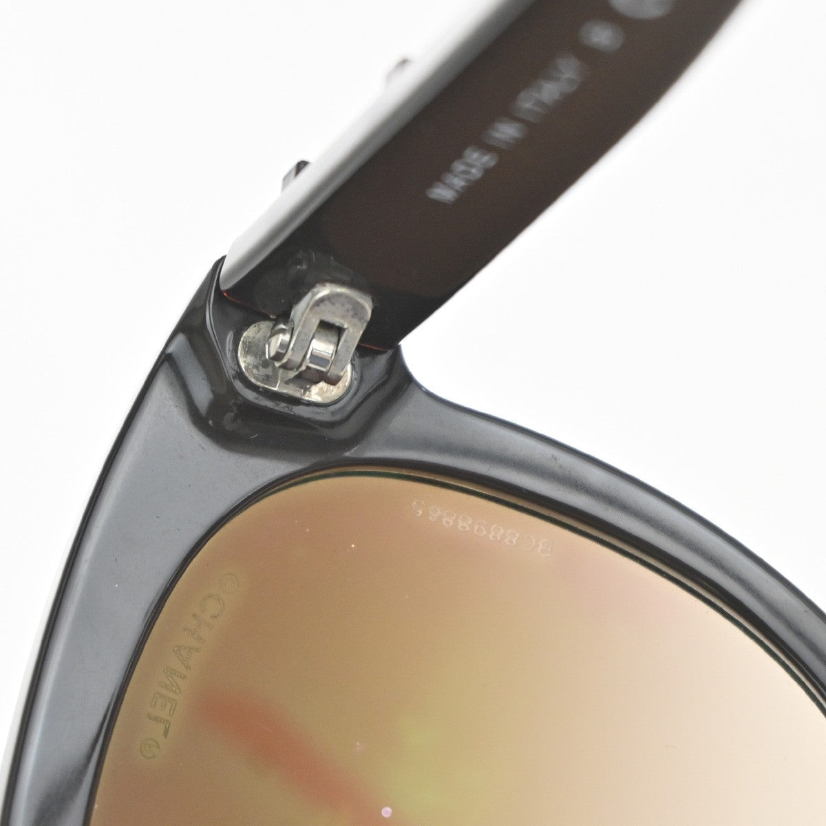 CHANEL CC Logo Sunglasses Eye Were Plastic Metal Brown Italy 5315-A 62RL992