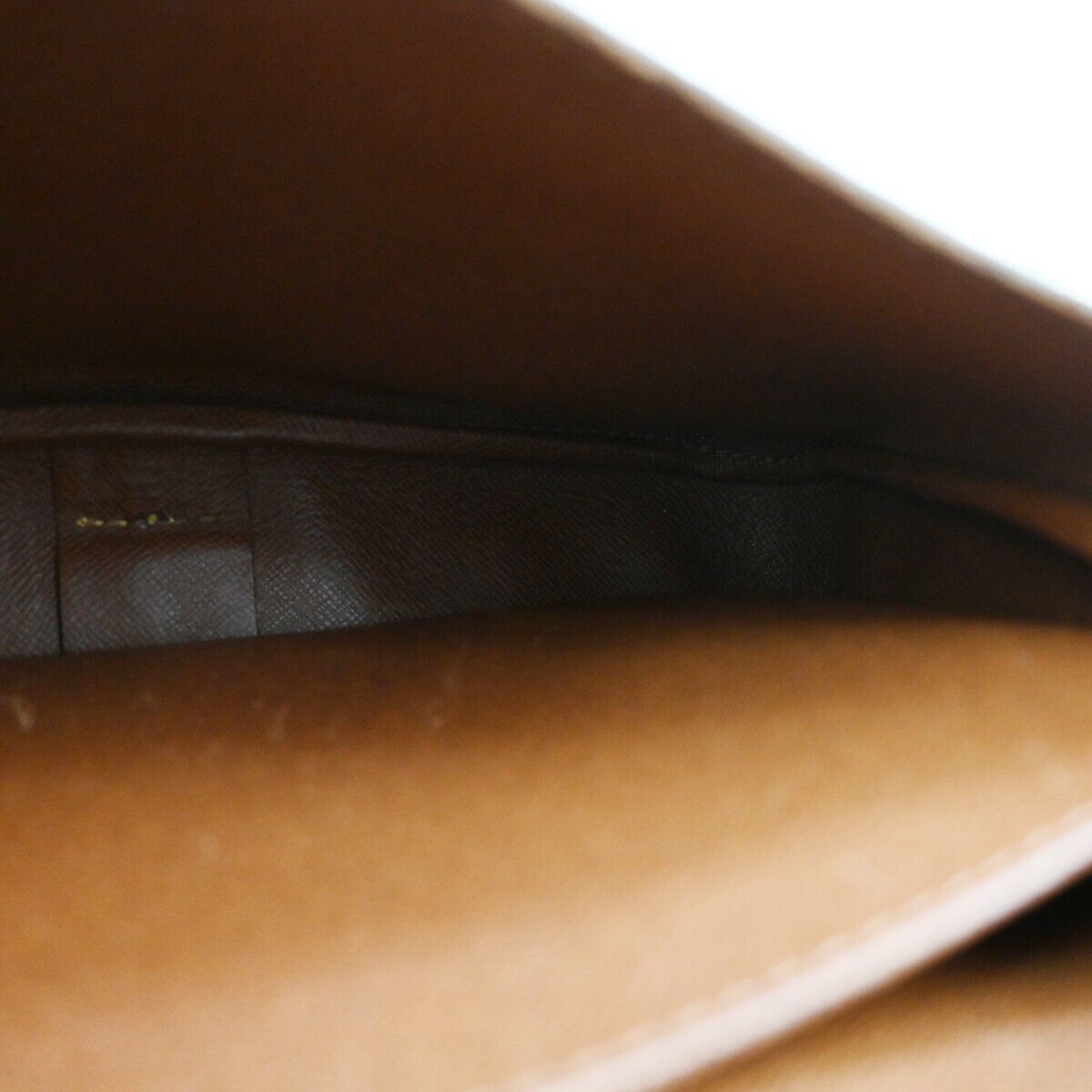 LOUIS VUITTON Cartouchiere GM Shoulder Bag Monogram Leather Brown M51252 83ED391