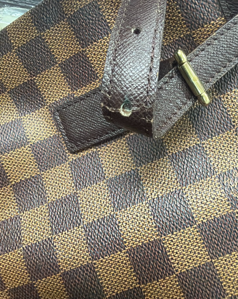 LOUIS VUITTON Marais Shoulder Bag Damier Ebene Leather Brown N42240 23YJ104