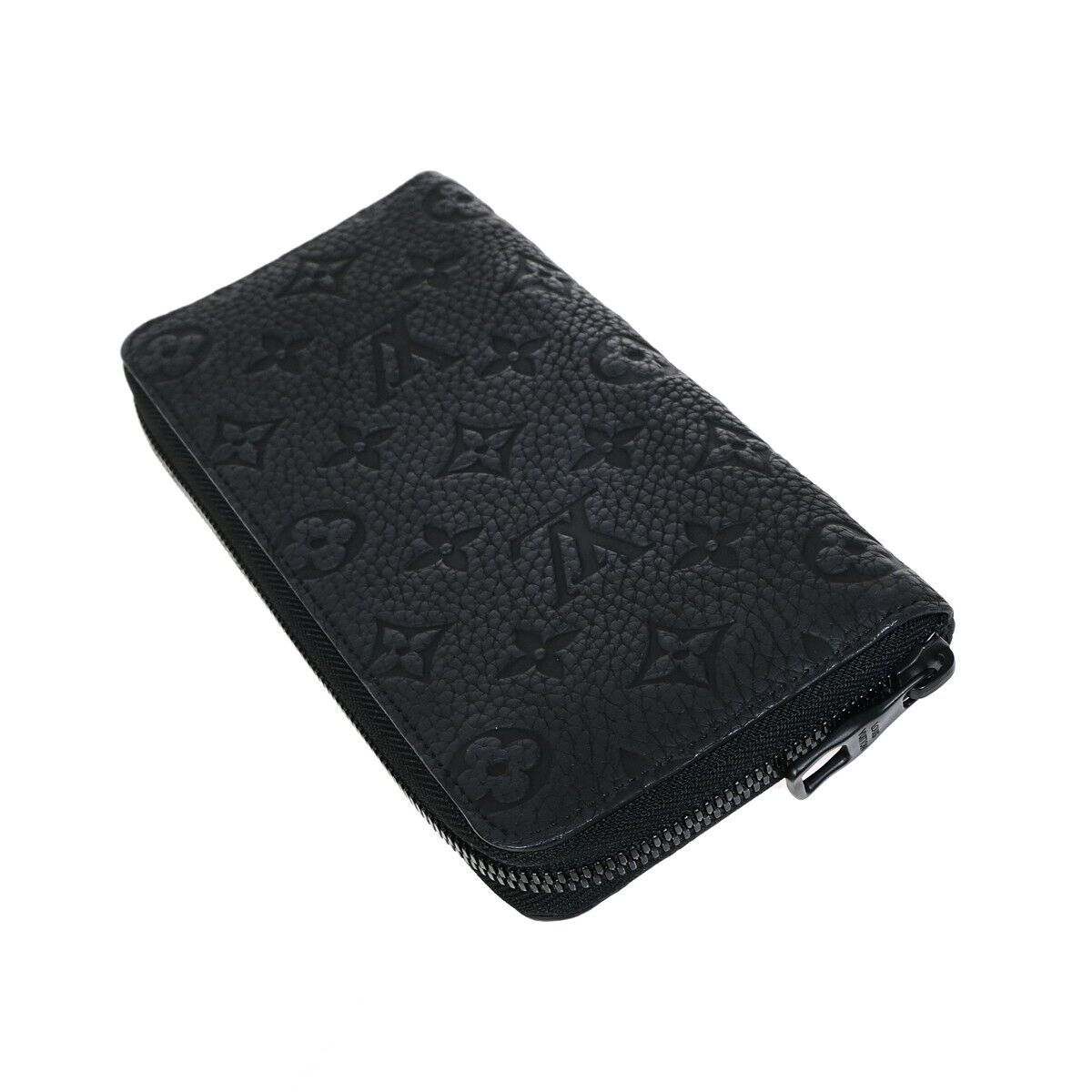LOUIS VUITTON Zippy Wallet Vertical Wallet Monogram Taurillon BK M69047 74RK557