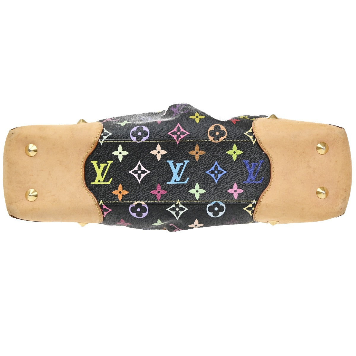 LOUIS VUITTON Judy MM Multicolor Monogram 2Way Chain Bag Black M40256 46SA092