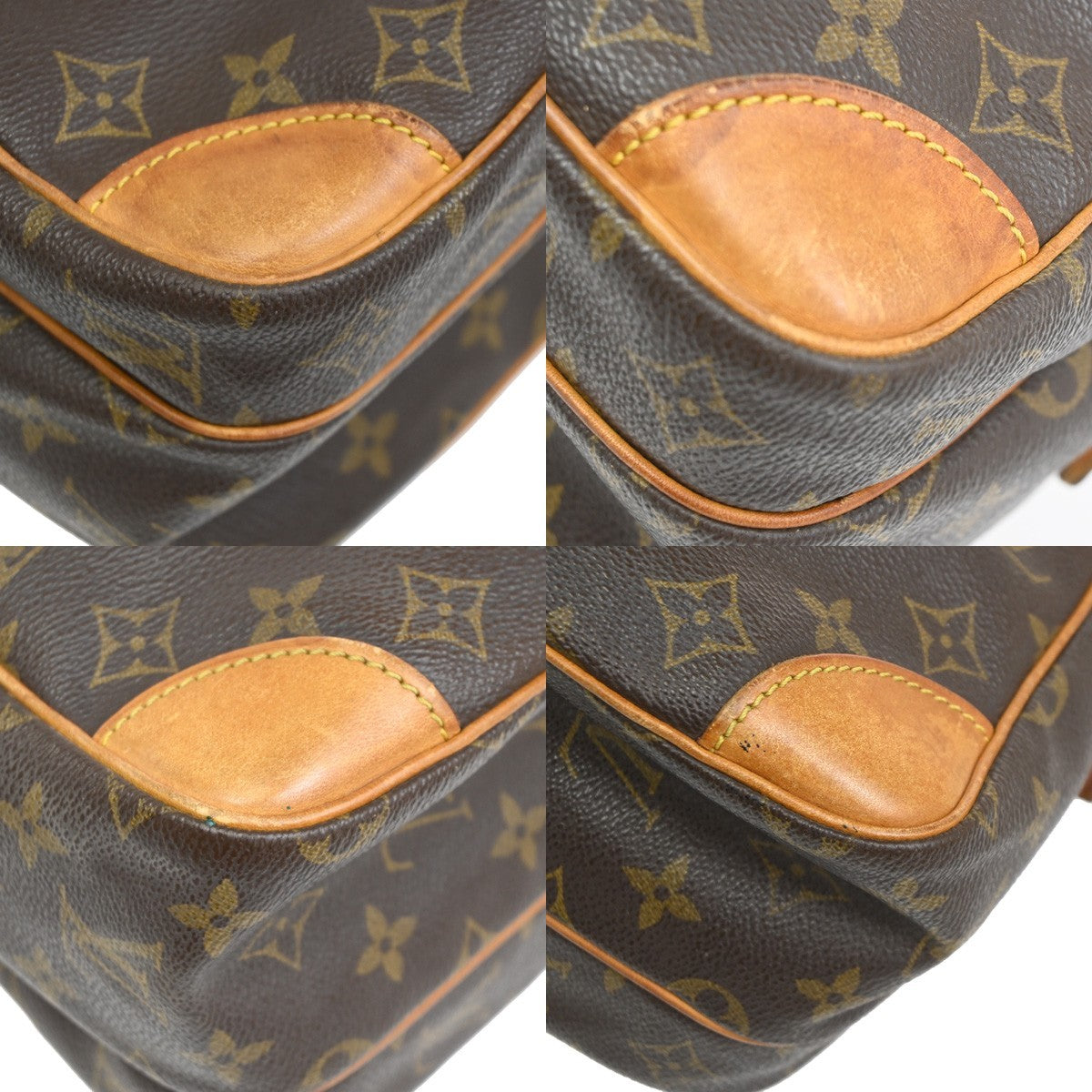 LOUIS VUITTON Nile Crossbody Shoulder Bag Monogram Leather Brown M45244 39TA269