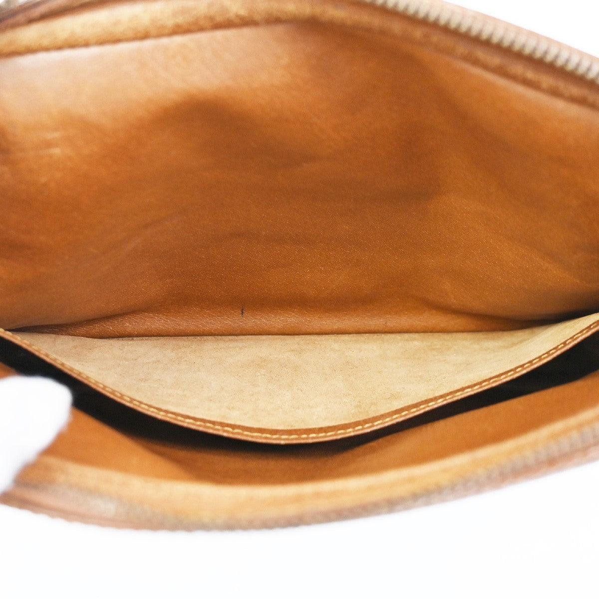 LOUIS VUITTON Logo Pochette Sports Clutch Hand Bag Monogram Leather BN 04KC585