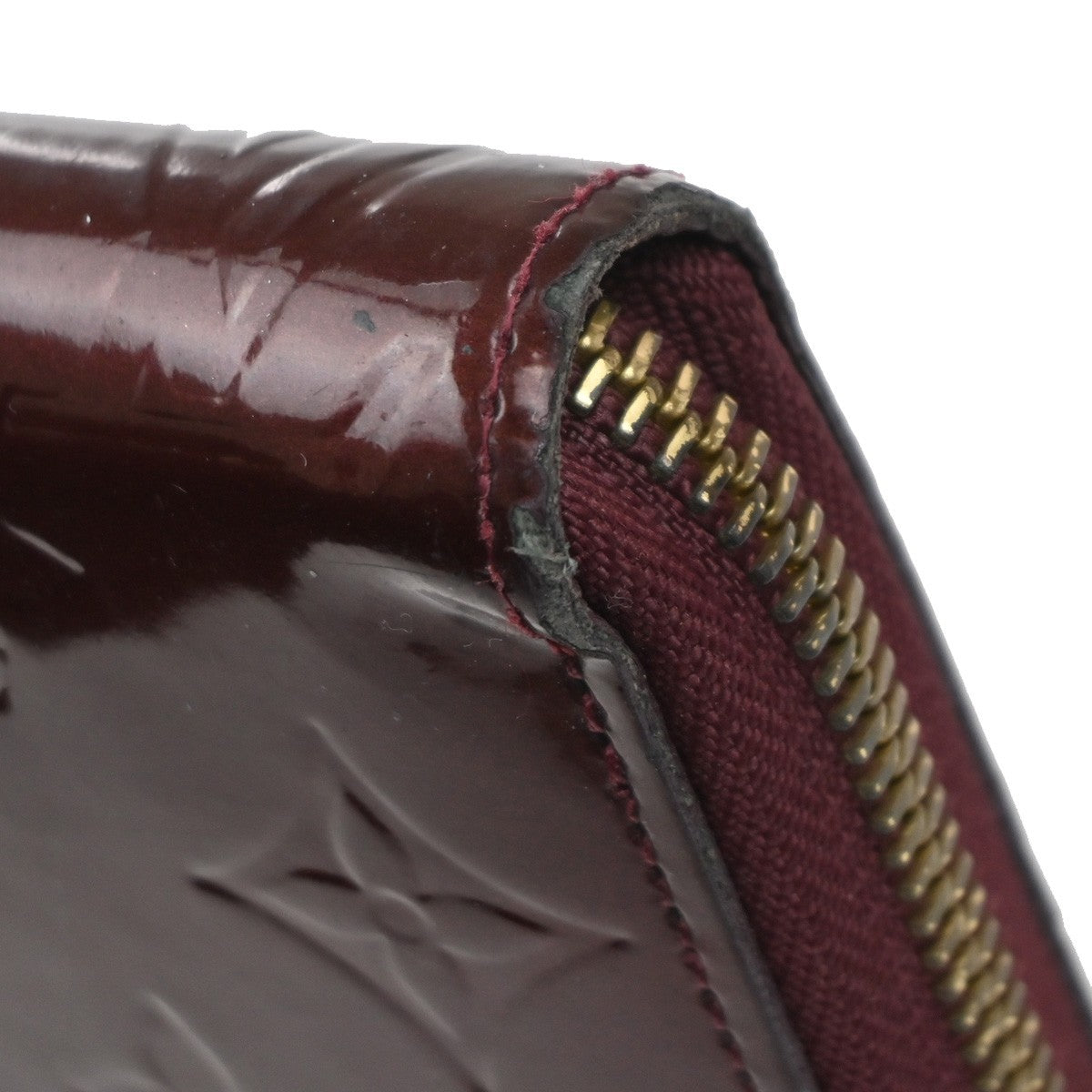 11.Live LOUIS VUITTON 2 Set Zippy Wallet Coin Case Monogram Vernis 66KP531