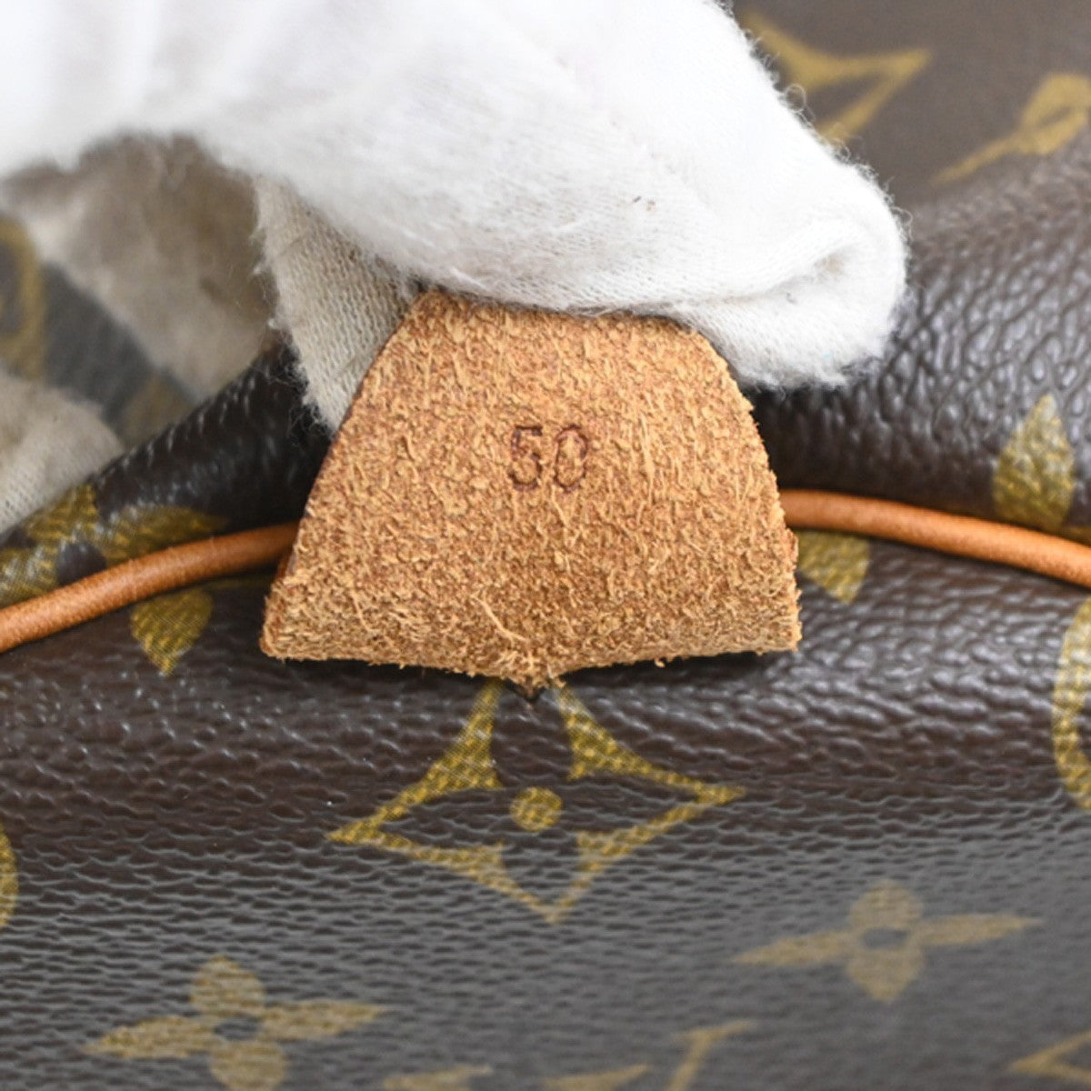 LOUIS VUITTON Keepall 50 Travel Hand Bag Monogram Leather Brown M41426 90TA569