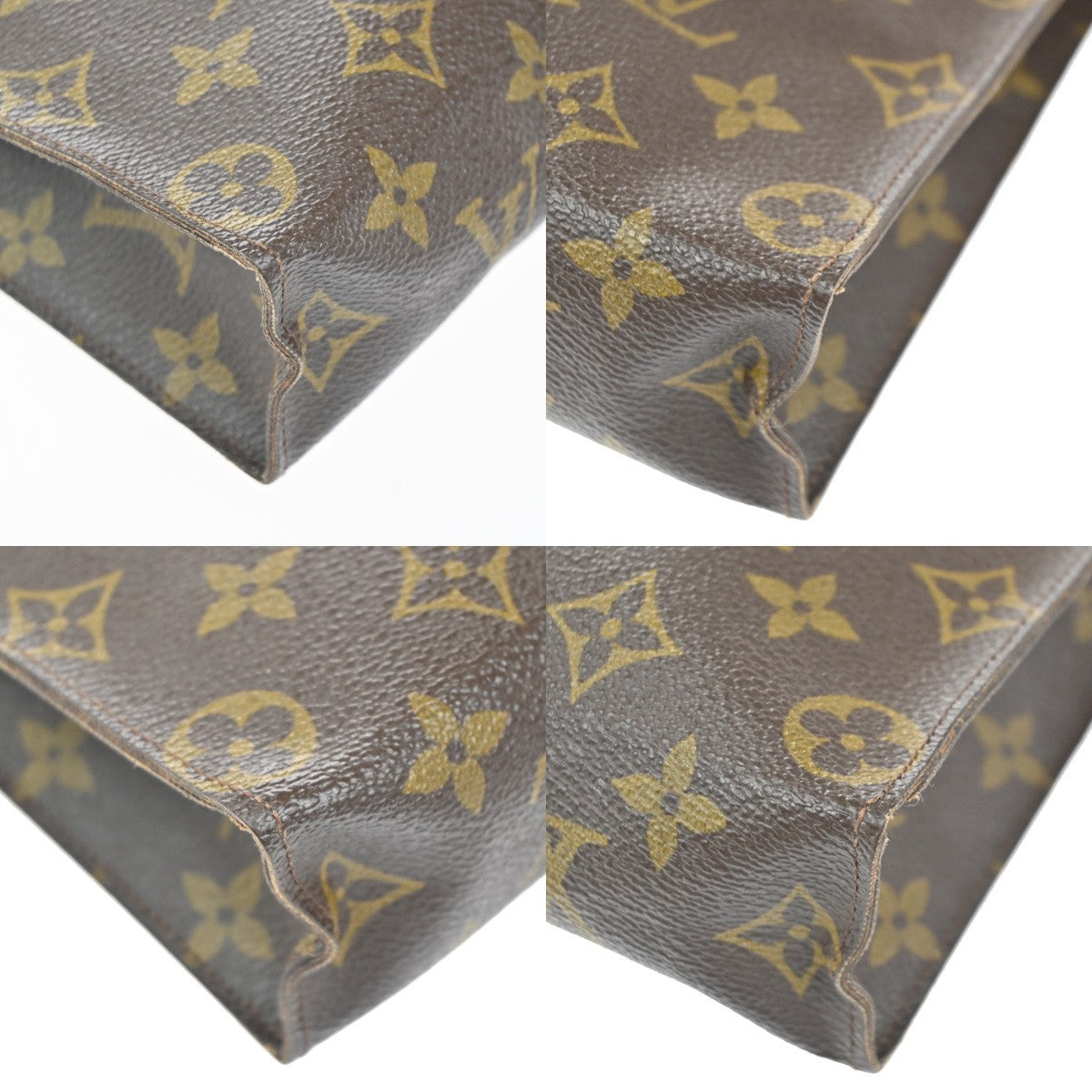LOUIS VUITTON Poche Toilette 26 Clutch Pouch Bag Monogram Leather M47542 67MA453