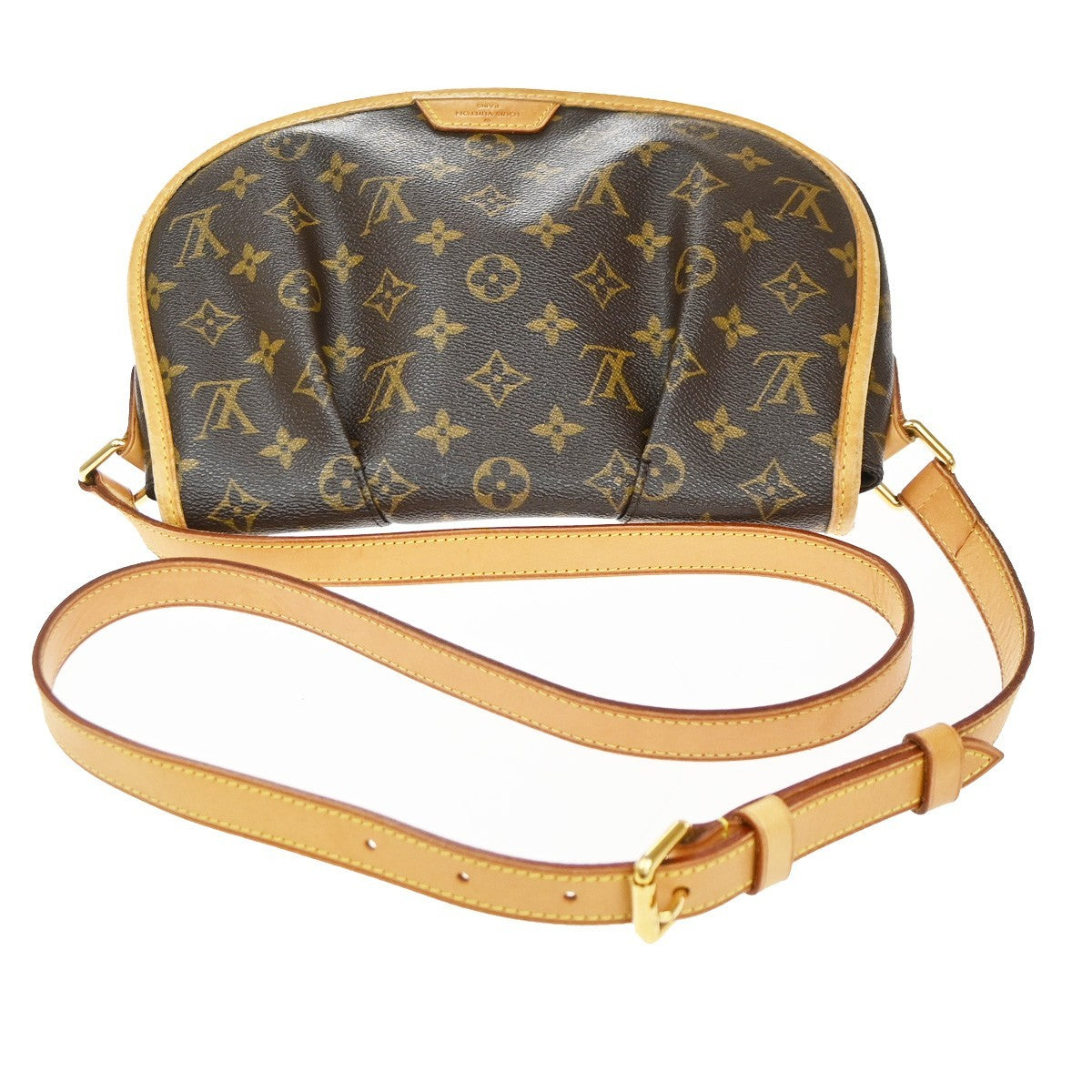 LOUIS VUITTON Menilmontant PM Shoulder Bag Monogram Leather BN M40474 13CA936