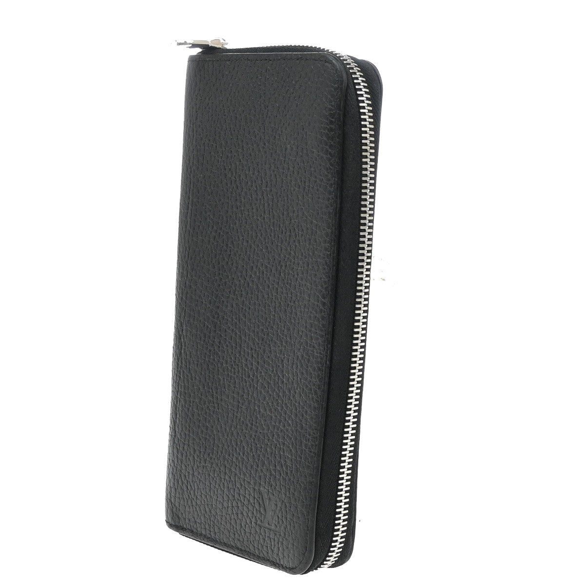LOUIS VUITTON Vertical Long Zippy Wallet Bifold Taurillon Black M58412 33KP080